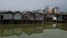 Hot Cities Dhaka Houses on Stilts